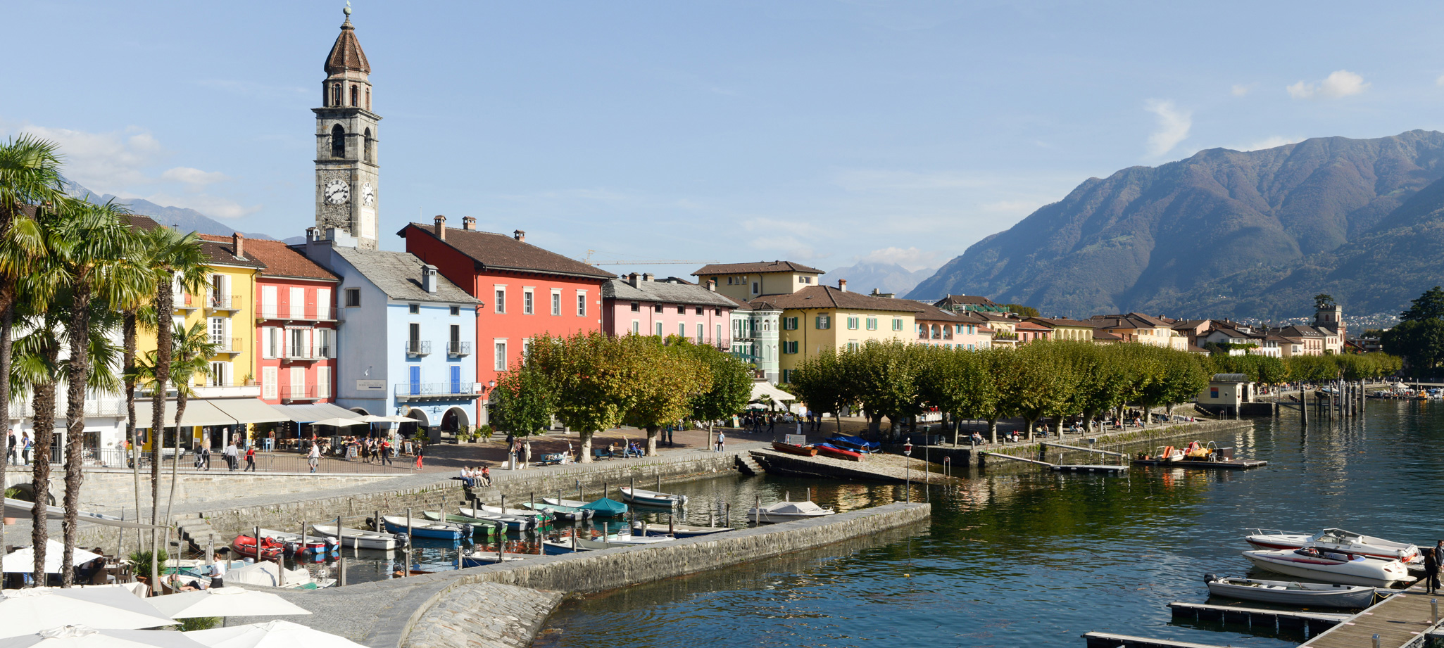 Benvenuti a  Locarno Ascona Lugano. Le nostre Boutiques e Cafés